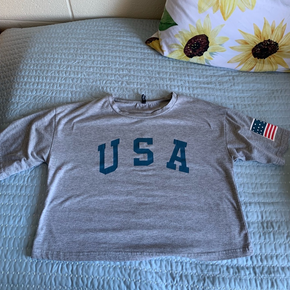 USA Crop Top